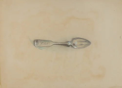 Silver Spoon by Walter Jennings, index of american design, 1935-1942