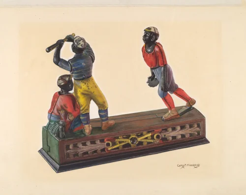 Toy Bank by Chris Makrenos, index of american design, 1938