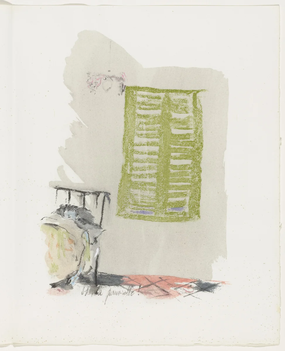 Plate (page 47) from Mille Regrets (A Thousand Regrets) by Christian Bérard, illustrated book, 1947