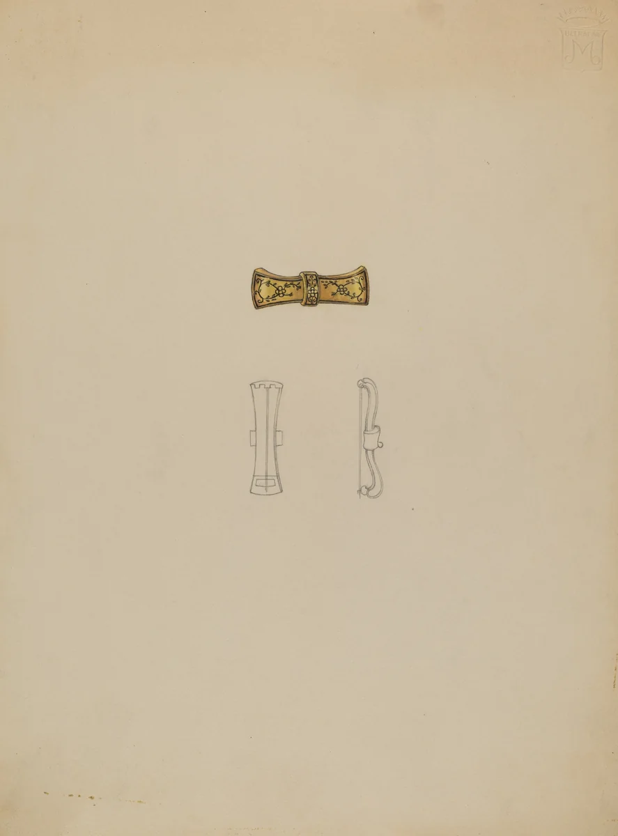 Brooch by Marie Mitchell, index of american design, 1936