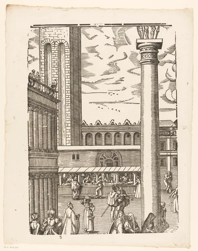 Festa della Sensa (derde gedeelte) by Jost Amman, print, 1679