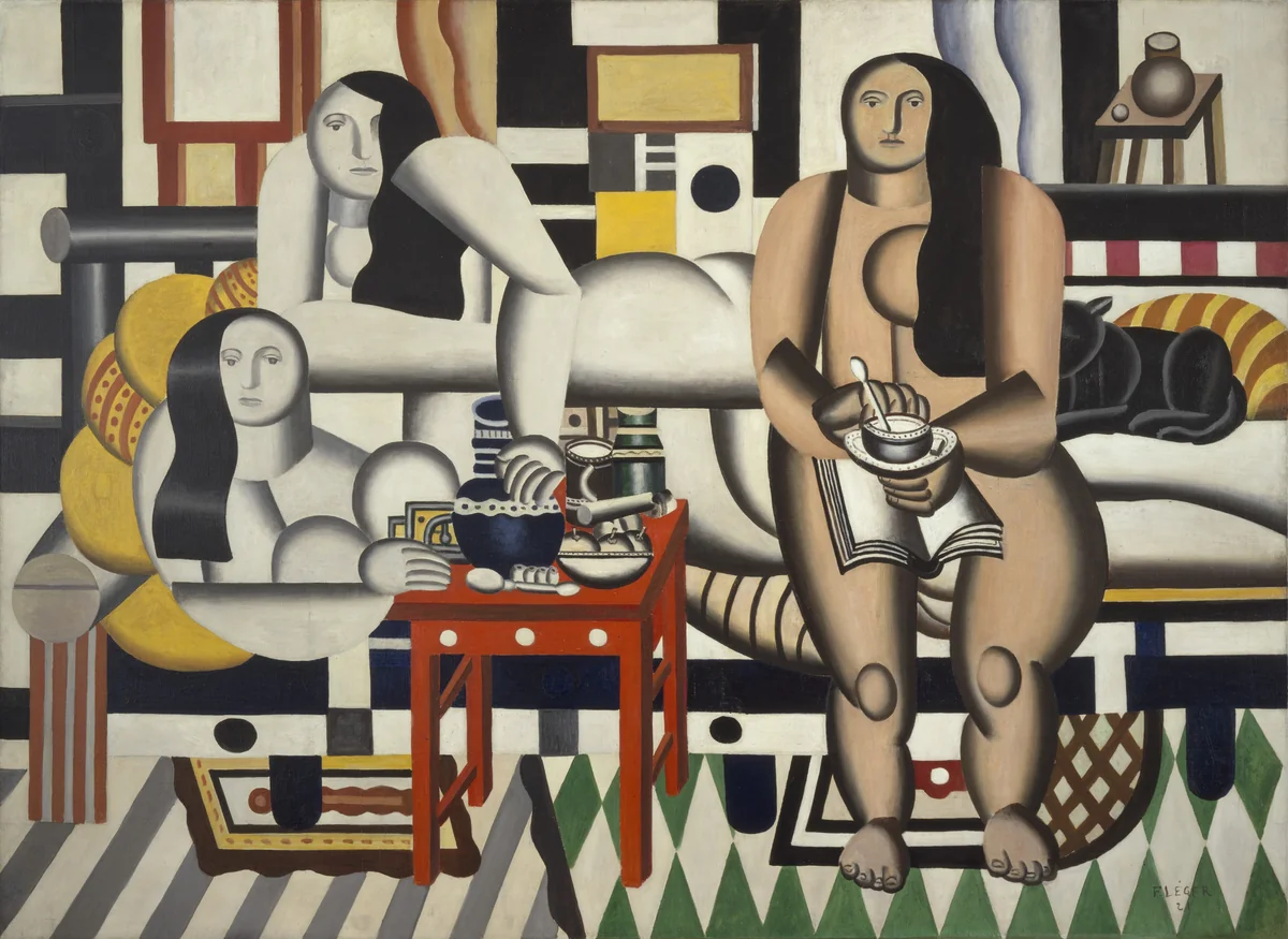 Three Women by Fernand Léger, painting, 1921