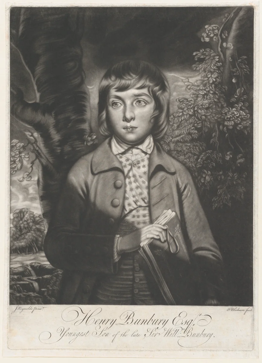 Henry Bunbury Esq-r., Youngest Son of the late Sir William Bunbury by Thomas Blackmore, print, 1764-1774