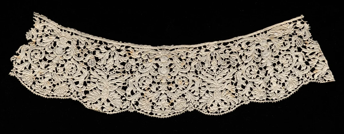 Needlepoint (Punto in aria) Lace Edging by Unknown, textile, 1560-1599