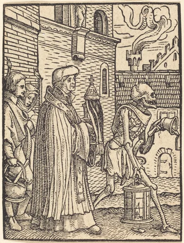 The Parish Priest by Hans Lützelburger, print, 1521-1531