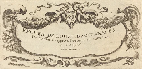 Frontispiece by Nicolas Cochin, portfolio, 1610-1686