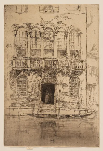 The Balcony by James McNeill Whistler, print, 1879-1880