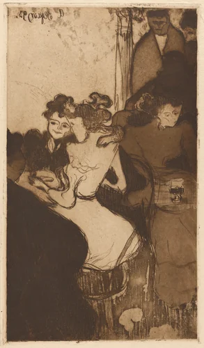 Le Bar by Armand Séguin, print, 1893
