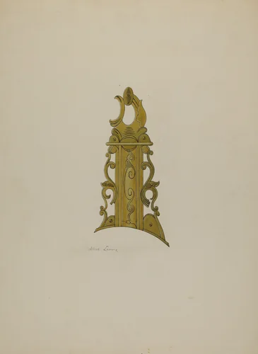 Patch Box from Ky. Rifle by Albert Levone, index of american design, 1938