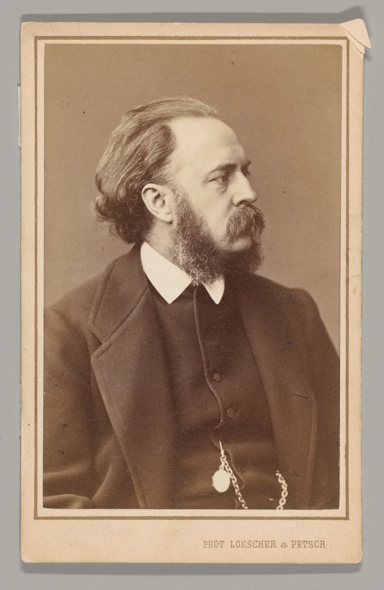 Gustav Karl Ludwig Richter by Loescher & Petsch, photograph, 1867-1890