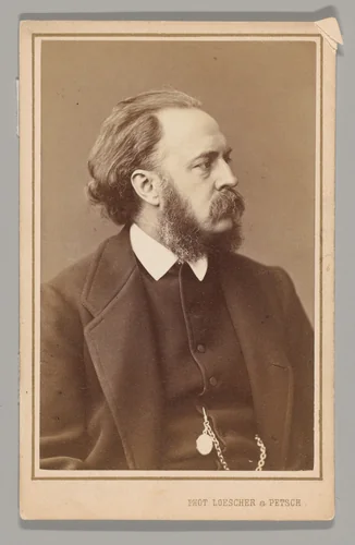 Gustav Karl Ludwig Richter by Loescher & Petsch, photograph, 1867-1890