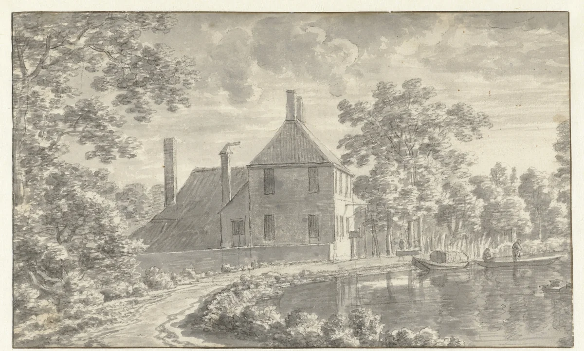 Gezicht bij Rotterdam by Joris van der Haagen, drawing, 1625-1669