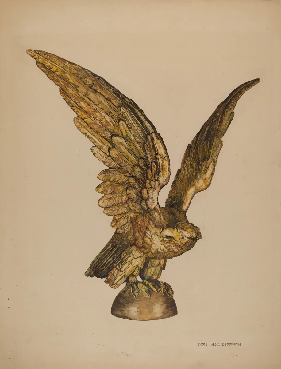 Metal Eagle by Doris Hollingsworth, index of american design, 1940