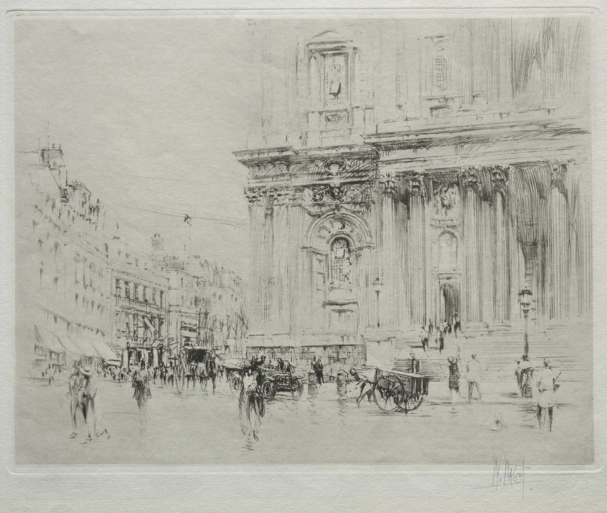 St. Paul's, London by William Walcot, print, 1920-1929