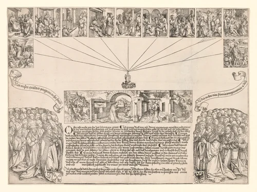 Nativity and Passion of Christ by Wolf Traut, print, 1511