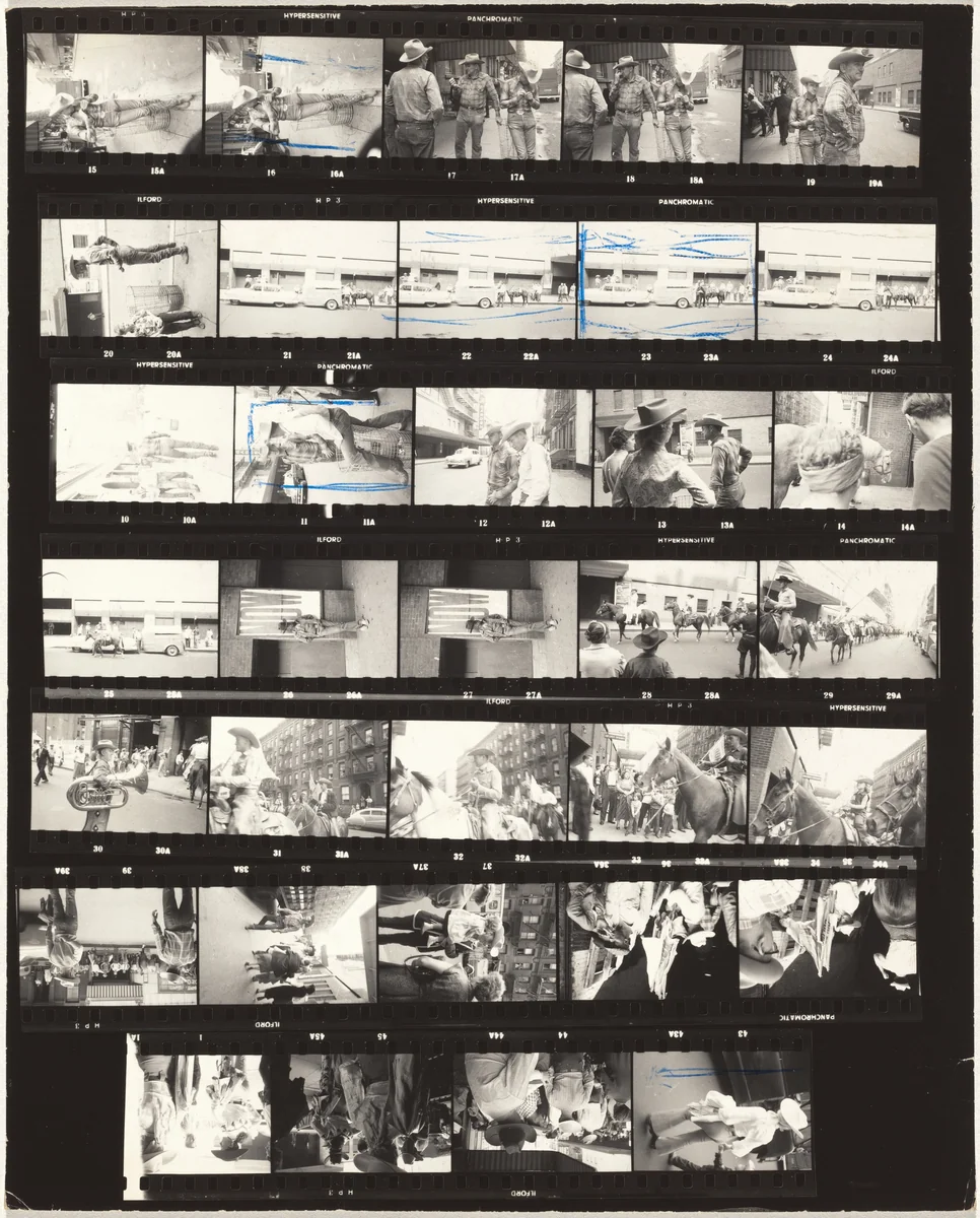 Cowboys 1/Americans 65--New York City by Robert Frank, photograph, 1954