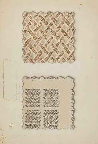 Vest Material by Robert Stewart, index of american design, 1936