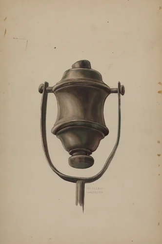 Fireman's Torch by Elmer G. Anderson, index of american design, 1937