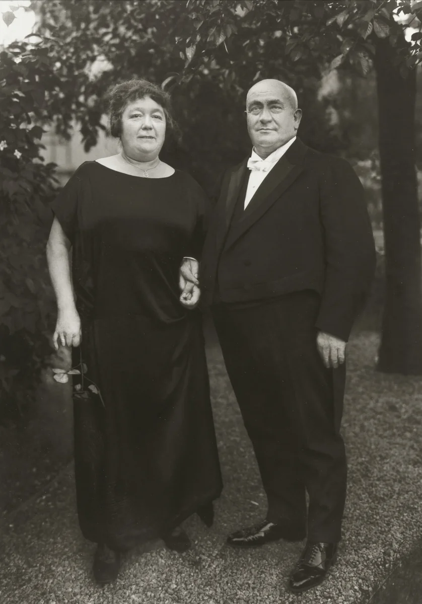 Gentleman Farmer and Wife by August Sander, photograph, 1924