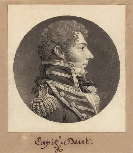 John Herbert Dent by Charles B. J. Févret de Saint-Mémin, print, 1809