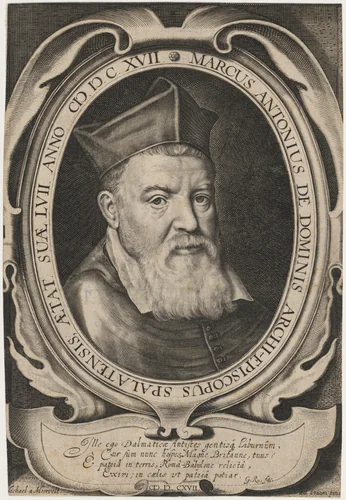 Marc Antonio de Dominis by Michiel van Miereveld, print, 1500-1599