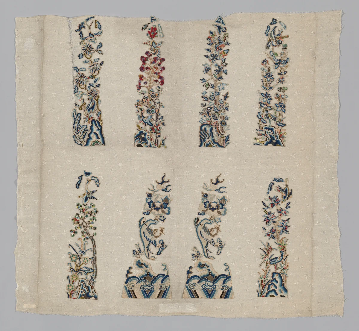 Panel (Furnishing Fabric) by China, textile, 1850-1900