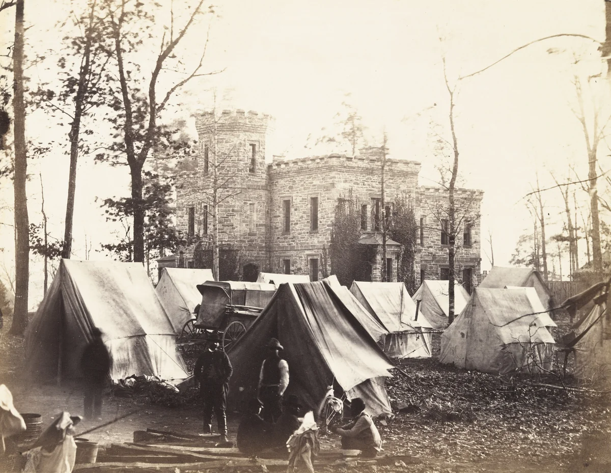 Castle Murray, near Auburn, Virginia by Timothy O'Sullivan, Alexander Gardner, photograph, 1863