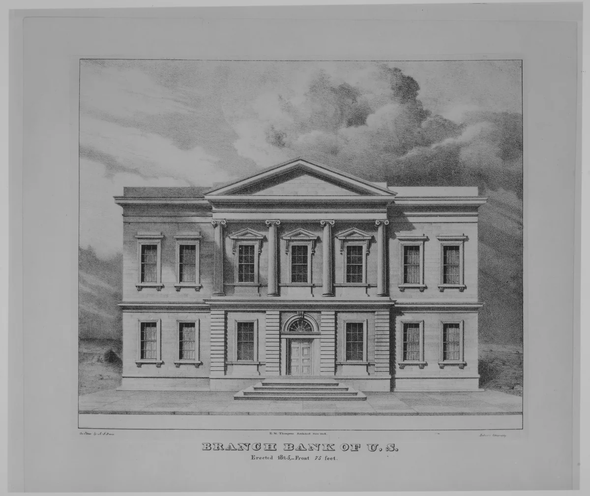 View of New York from the North, 1679 by George Hayward, print, 1867