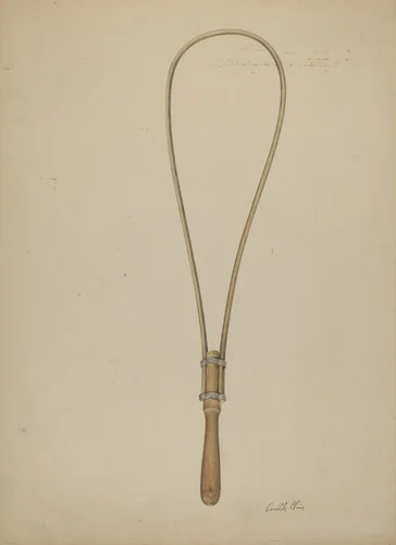 Shaker Rug Beater by Orville Cline, index of american design, 1939