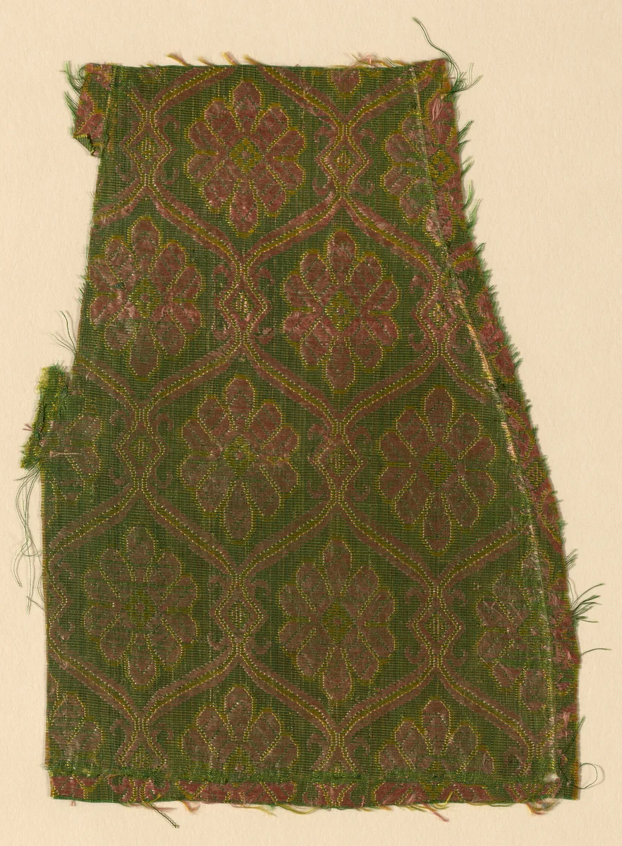 Fragment by Italy, textile, 1625-1675