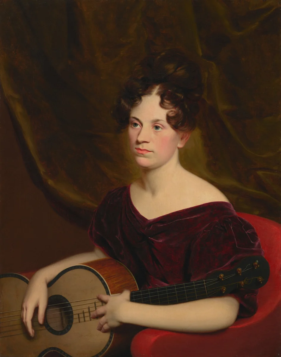 Cora Livingston by Charles Cromwell Ingham, painting, 1833