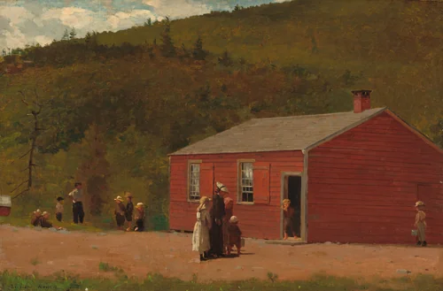 School Time by Winslow Homer, painting, 1874