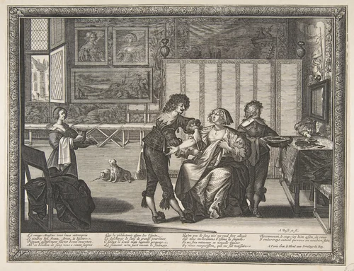 The Surgeon (La Saignée) by Abraham Bosse, print, 1632