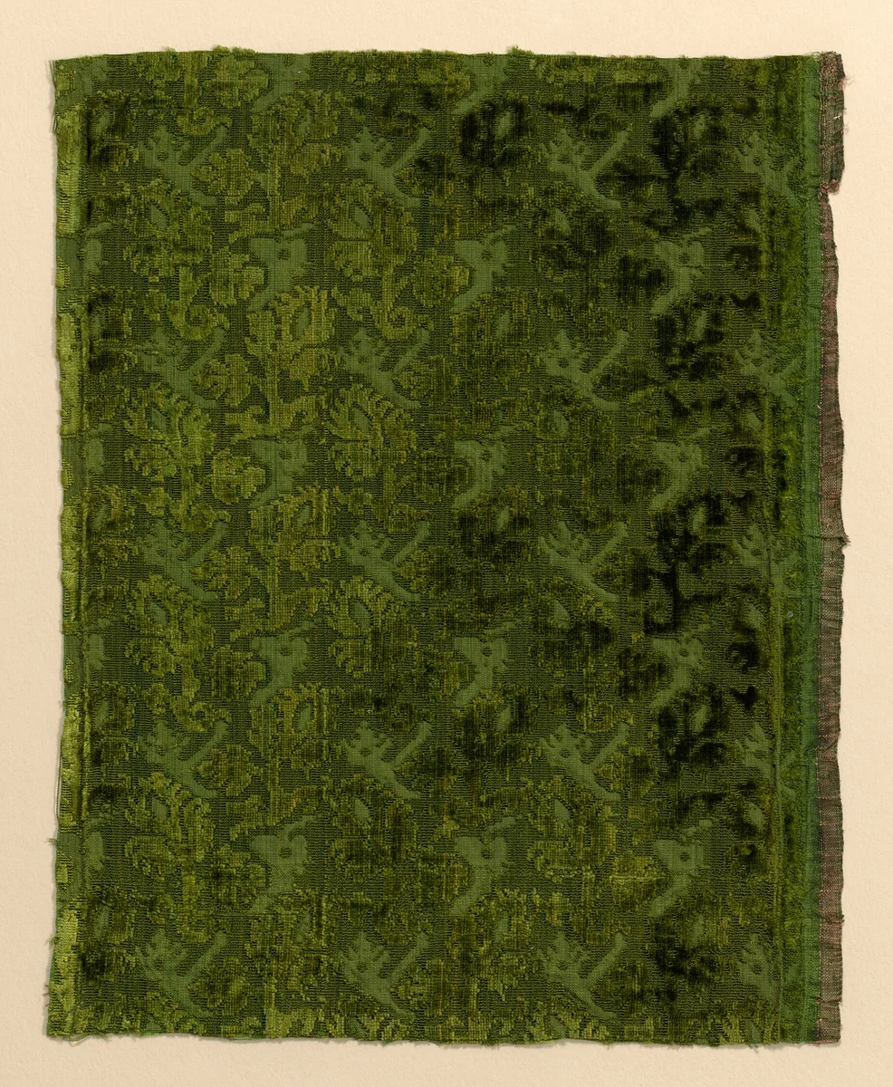 Fragment by Italy, textile, 1600-1650
