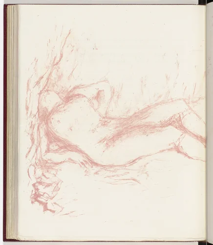 Plate (page 100) from Parallèlement (In Parallel) by Pierre Bonnard, illustrated book, 1900