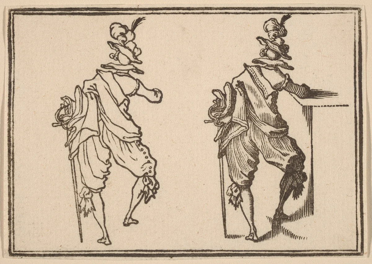 Man with Sword by Edouard Eckman
Jacques Callot, print, 1621