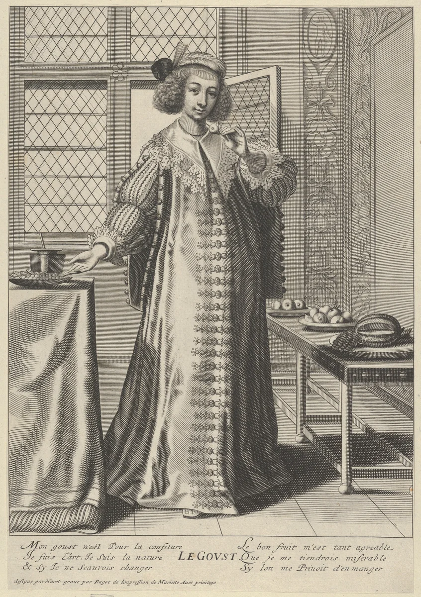 Taste by François Ragot, print, 1620-1660