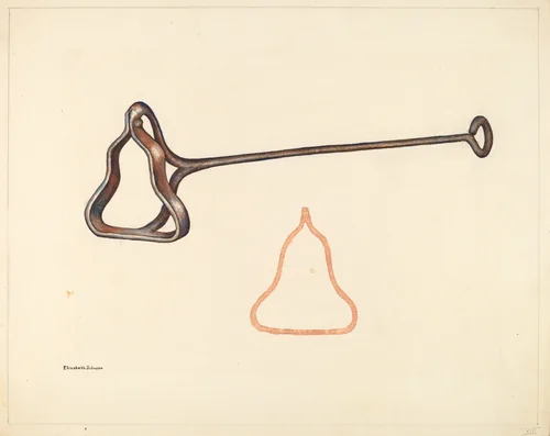Branding Iron by Elizabeth Johnson, index of american design, 1942
