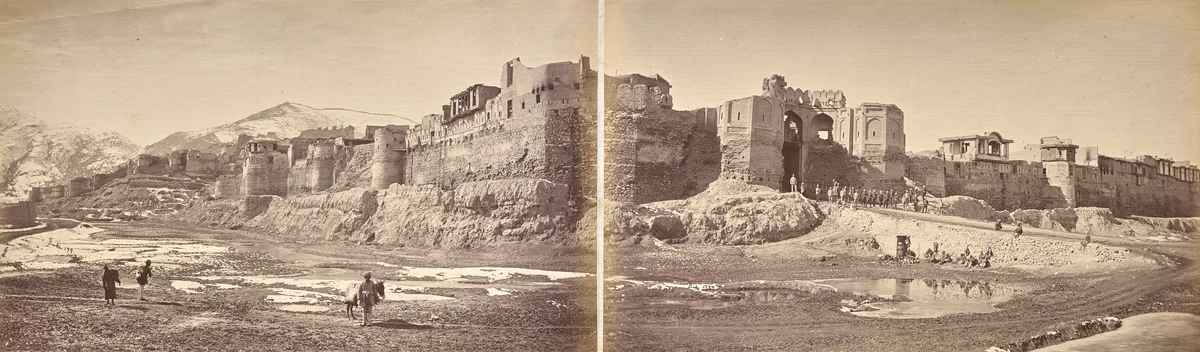 Bala Hissar by John Burke, photograph, 1878-1880