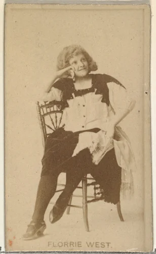 Florrie West, from the Actors and Actresses series (N145-8) issued by Duke Sons & Co. to promote Duke Cigarettes by W. Duke, Sons & Co., photograph, 1890-1895