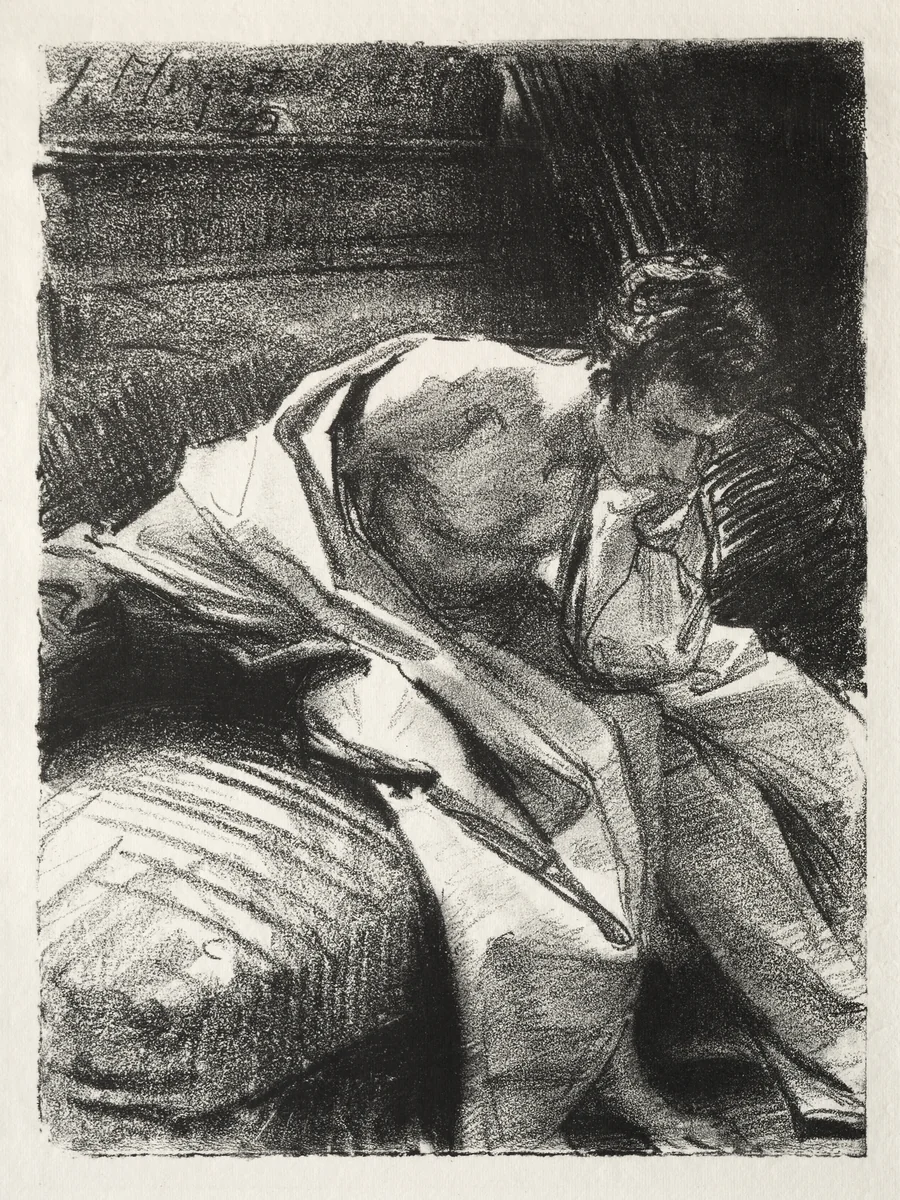 A Study by John Singer Sargent, print