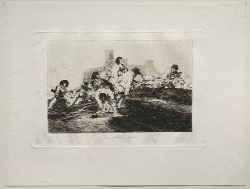The Horrors of War: They Can Still Be of Use by Francisco de Goya, print, 1810-1820