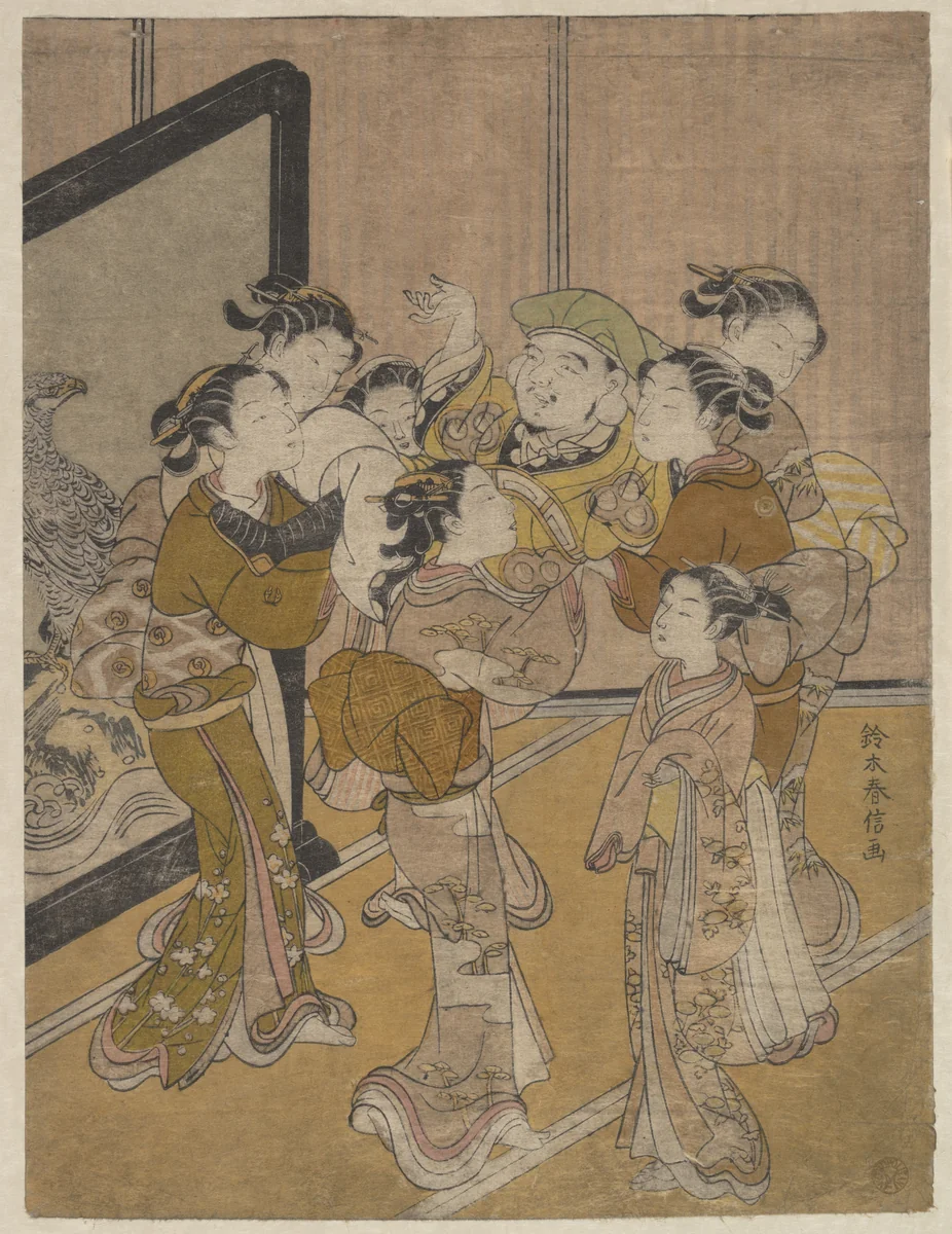Daikoku Dōagé by Suzuki Harunobu (鈴木春信), print, 1761-1771