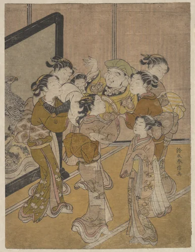 Daikoku Dōagé by Suzuki Harunobu (鈴木春信), print, 1761-1771