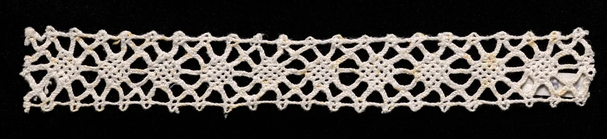 Bobbin Lace Insertion without Selvage by Unknown, textile, 1540-1560