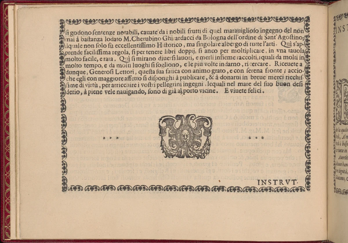 Ghirlanda: Di sei vaghi fiori scielti da piu famosi Giardini d'Italia, page 3 (verso) by Pietro Paulo Tozzi, book, 1604