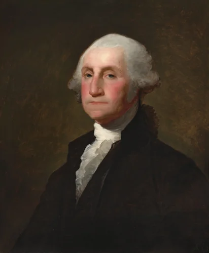 George Washington by Gilbert Stuart, painting, 1803
