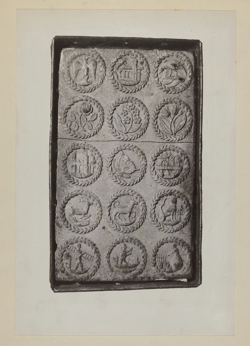 Springerle Mold by Charles Von Urban, index of american design, 1937