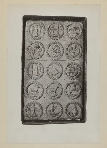 Springerle Mold by Charles Von Urban, index of american design, 1937