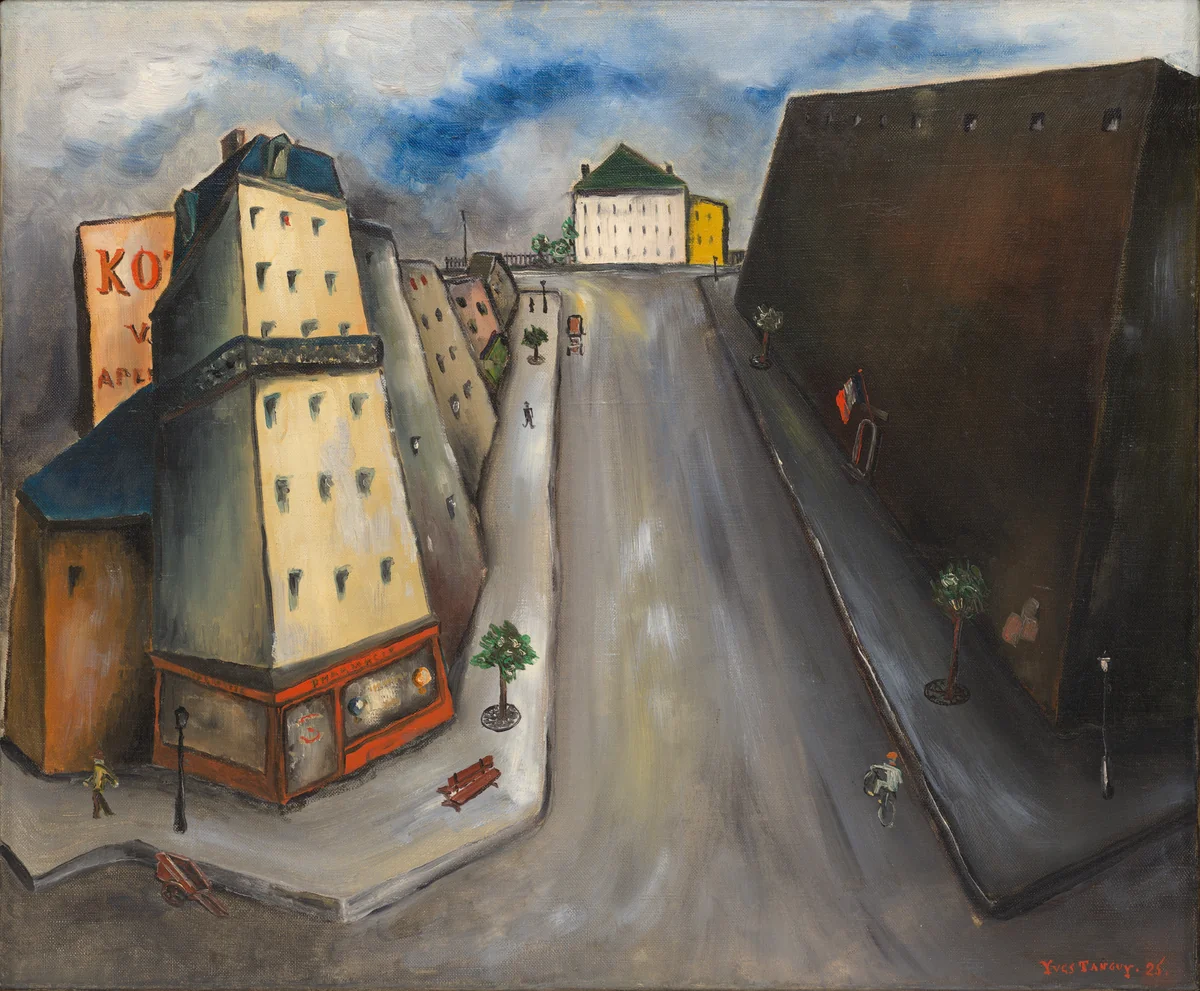Rue de la Santé by Yves Tanguy, painting, 1925